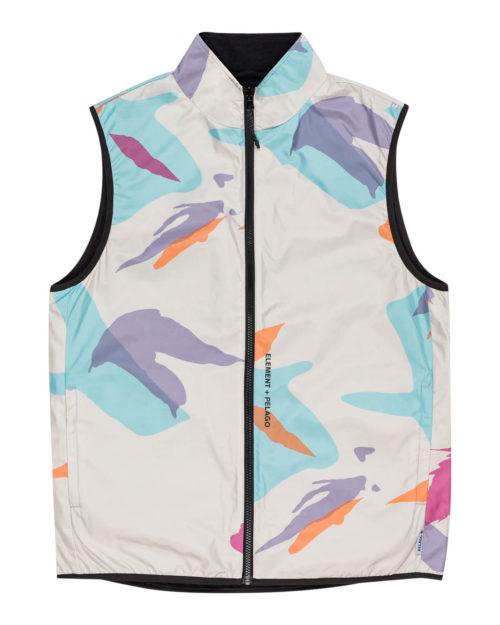 Pelago x Element Reversible Camo/Black Vest L