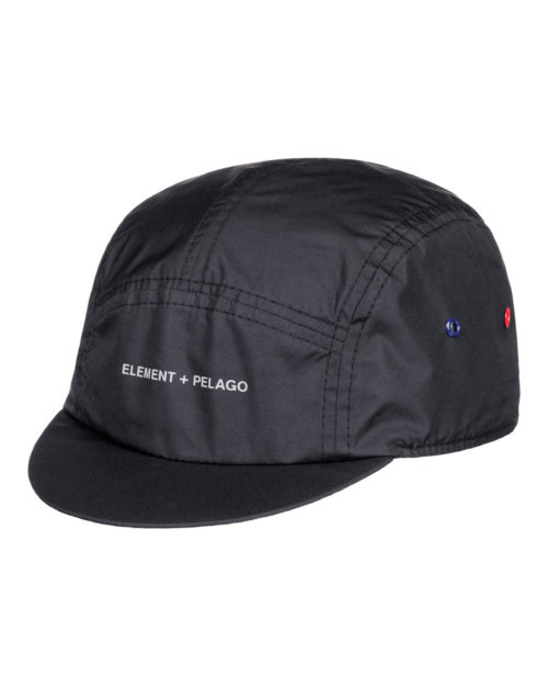 Pelago x Element 5-Panel Cap Flint Black