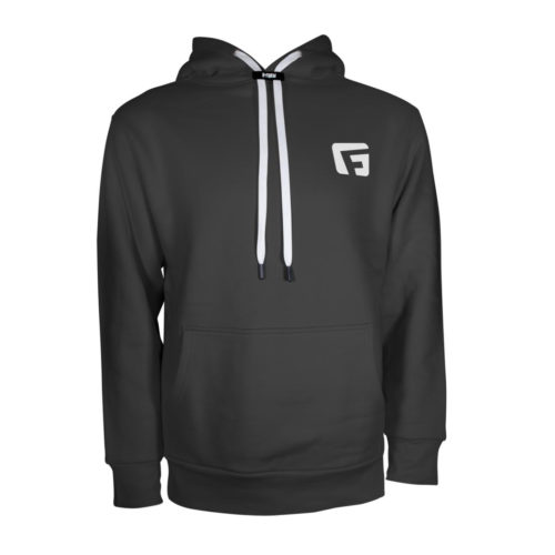 Hooded Pullover Sweatshirt Black M