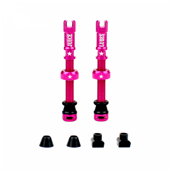 Tubeless Valves 65mm Pink
