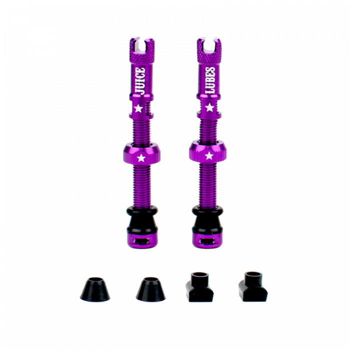 Tubeless Valves 65mm Purple