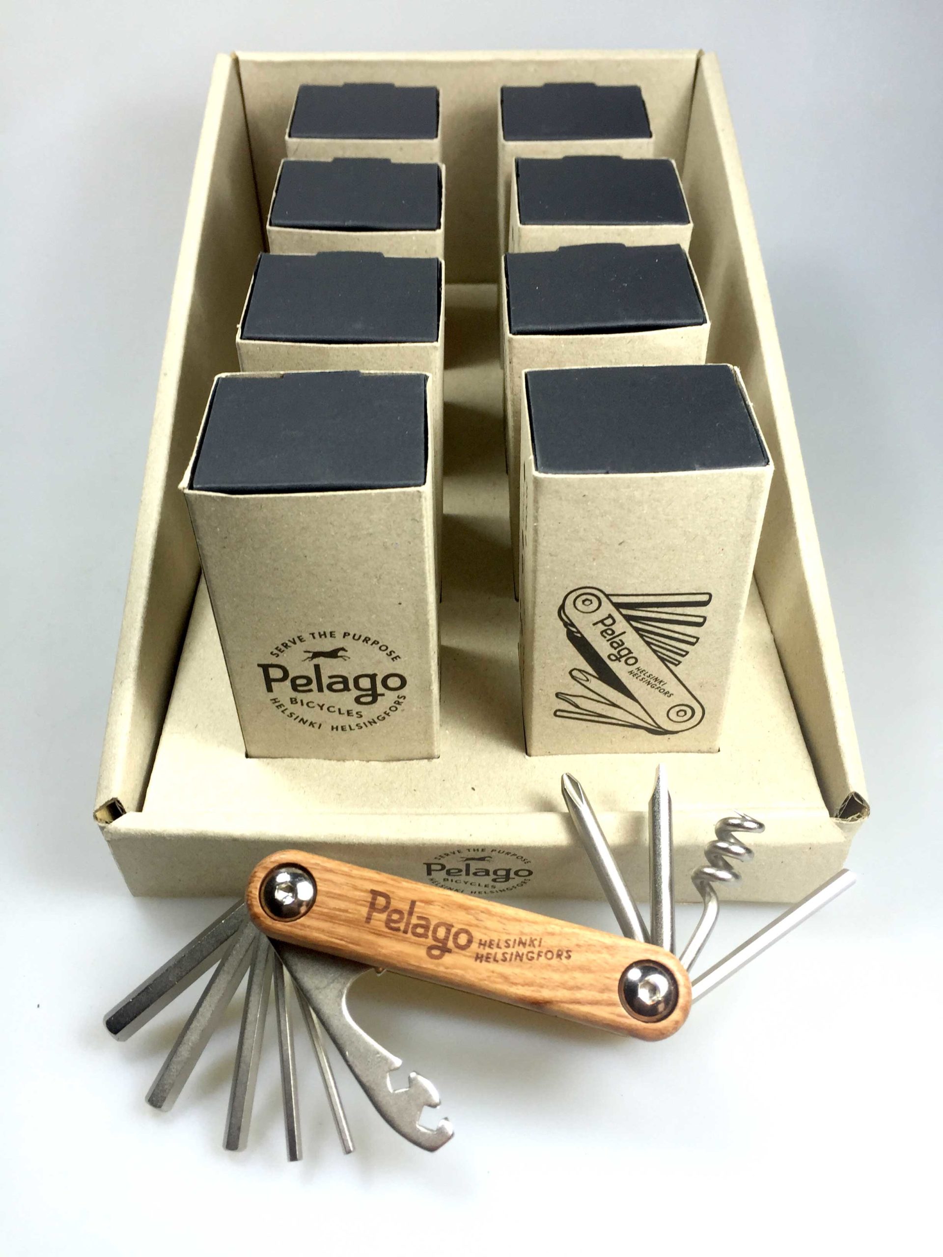 Wooden Multitool 12 POS - 8 Pieces