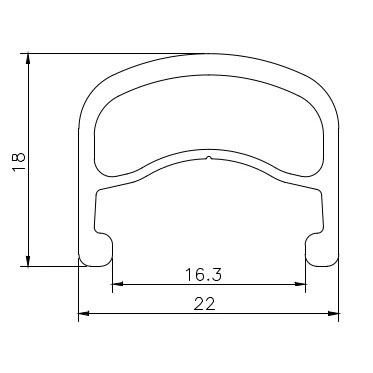 700c Enterprise Rim 32h