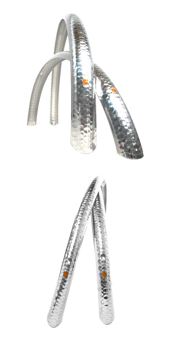 700c Hammered 45mm Fenders Silver