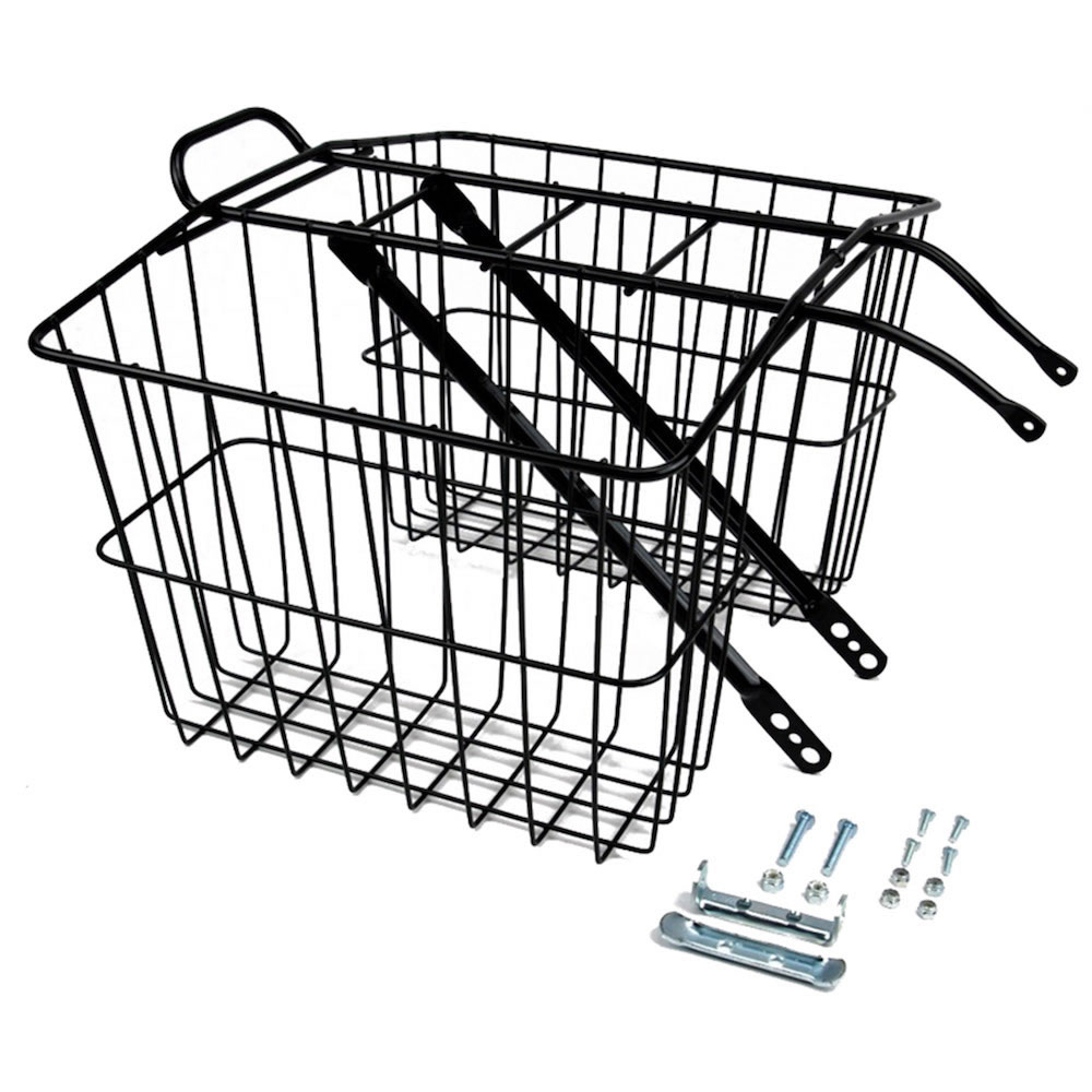 535 Rear Carrier Basket Black