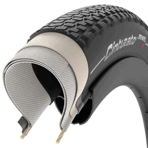 Pirelli Cinturato Gravel Hard Foldedæk - Classic - Billede 4