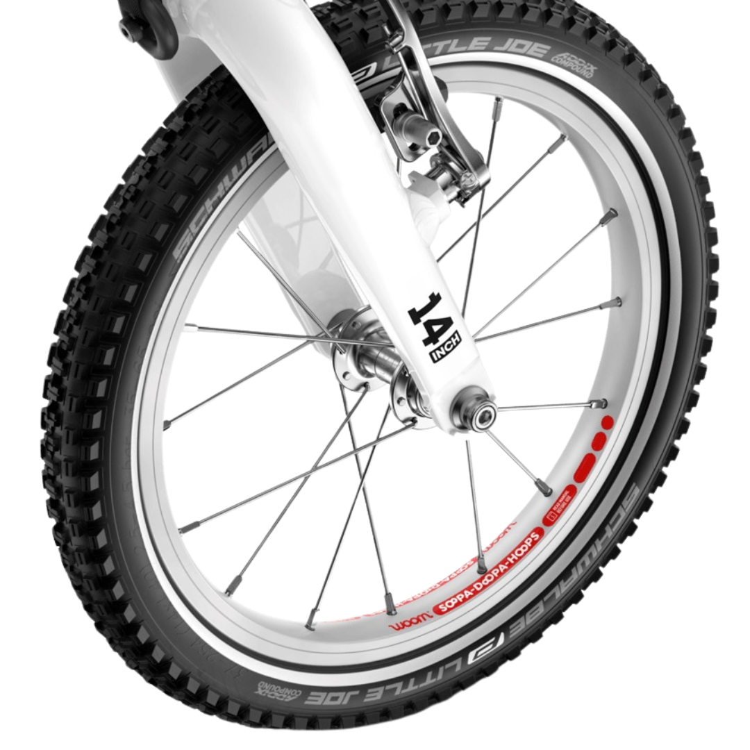 Woom GO 2 Neon Lime Limited Edition Børnecykel - Billede 9
