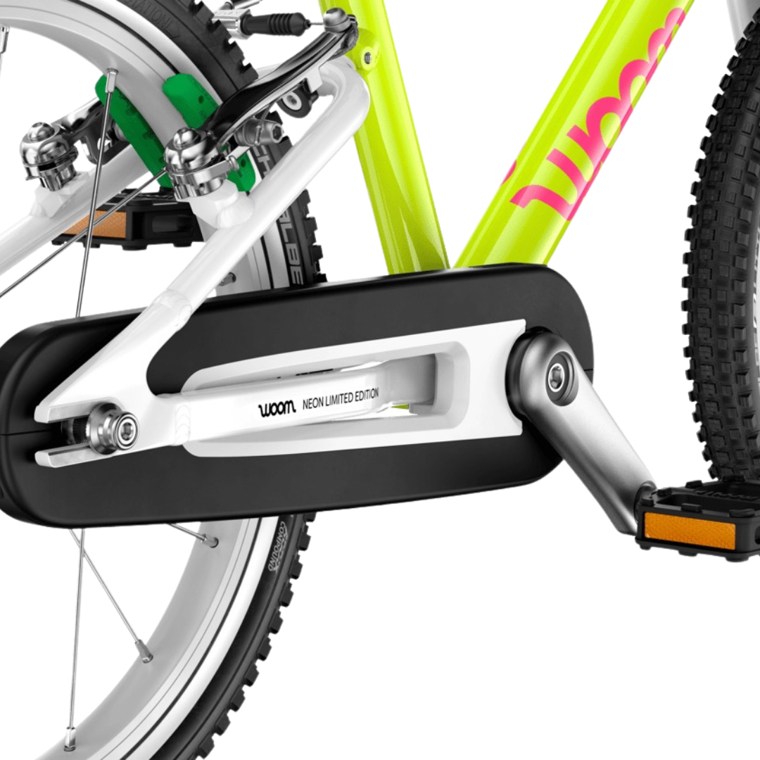 Woom GO 2 Neon Lime Limited Edition Børnecykel - Billede 3
