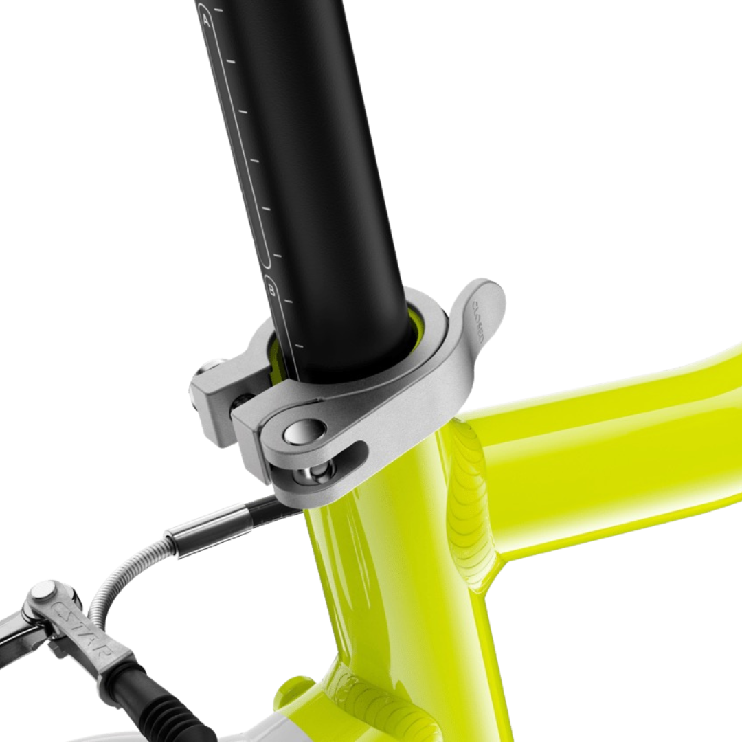 Woom GO 4 Neon Lime Limited Edition Børnecykel - Billede 4