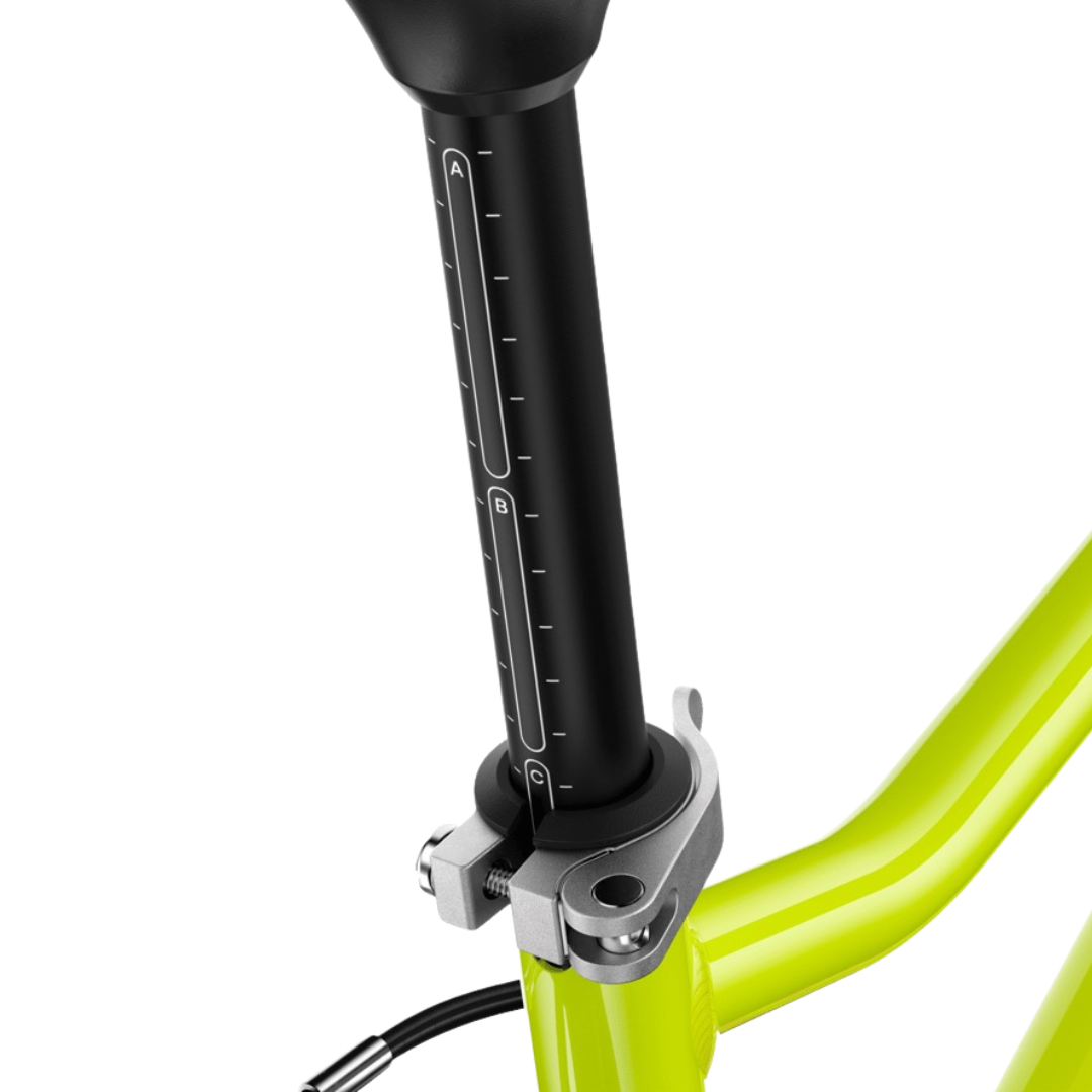 Woom GO 4 Neon Lime Limited Edition Børnecykel - Billede 9