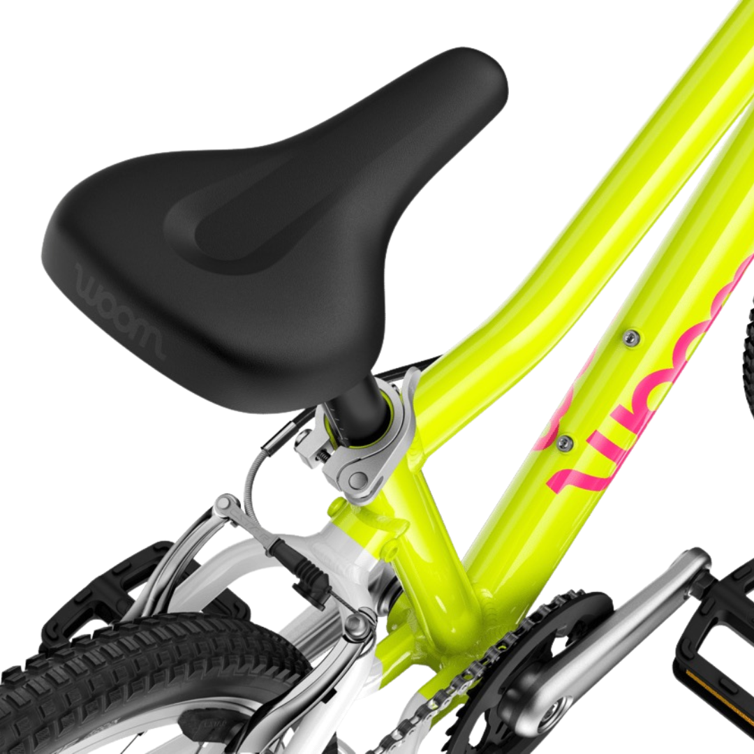 Woom GO 4 Neon Lime Limited Edition Børnecykel - Billede 8