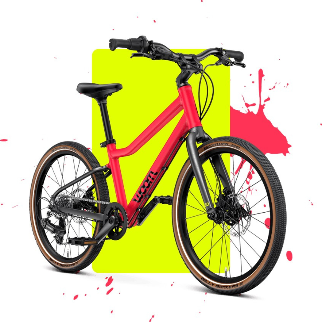 Woom Explore 4 Neon Pink Limited Edition Cykel - Billede 2