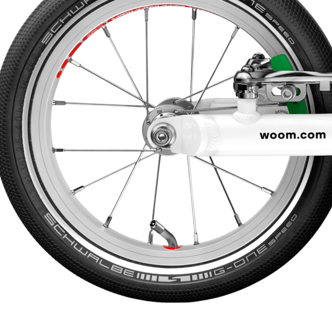Woom GO 1 Neon Lime Limited Edition Løbecykel - Billede 6