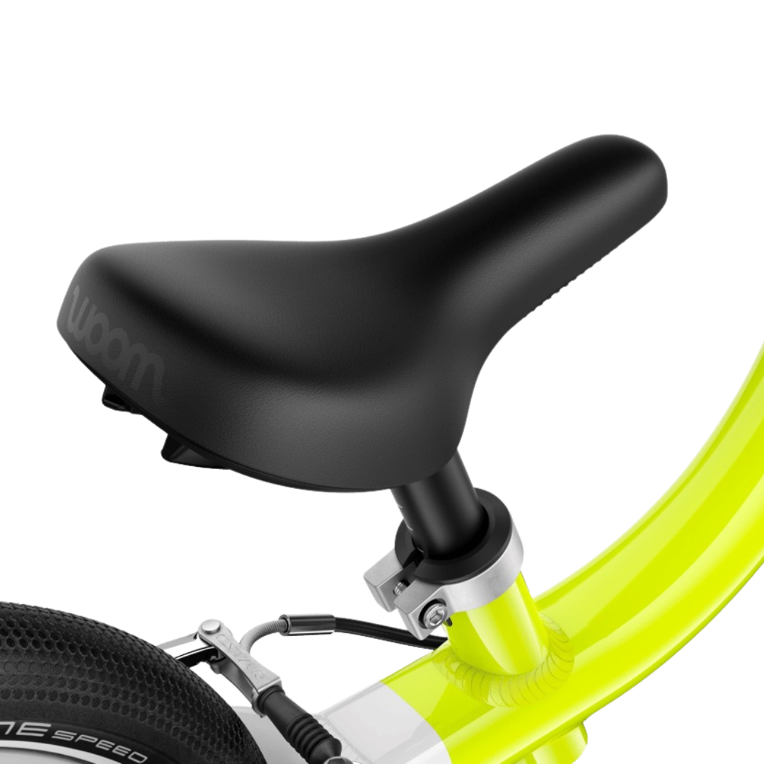 Woom GO 1 Neon Lime Limited Edition Løbecykel - Billede 4