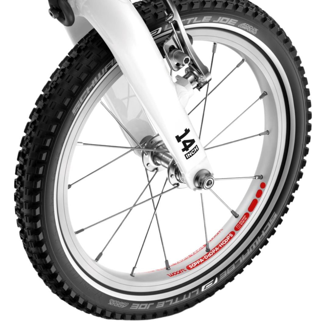 Woom GO 1 Plus Neon Lime Limited Edition Løbecykel - Billede 9