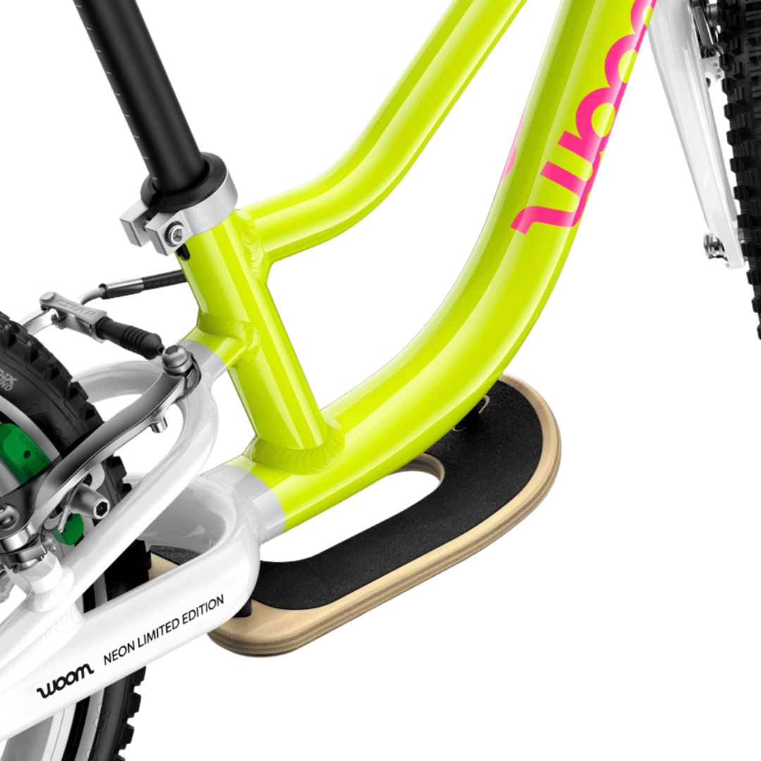 Woom GO 1 Plus Neon Lime Limited Edition Løbecykel - Billede 8
