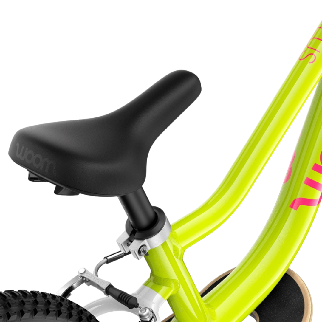 Woom GO 1 Plus Neon Lime Limited Edition Løbecykel - Billede 6