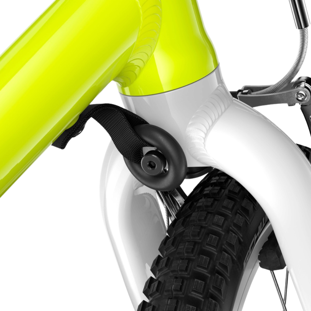 Woom GO 1 Plus Neon Lime Limited Edition Løbecykel - Billede 5